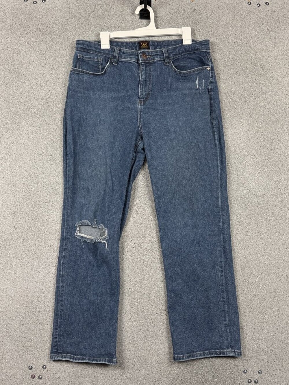 Lee Legendary Boyfriend Womens Jeans 16 Distressed Everyday Casual 112321121